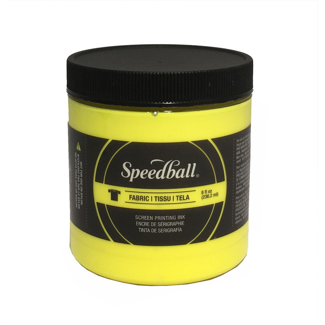Speedball Fabric Screen Printing Ink, 8 Oz., Fluorescent Yellow